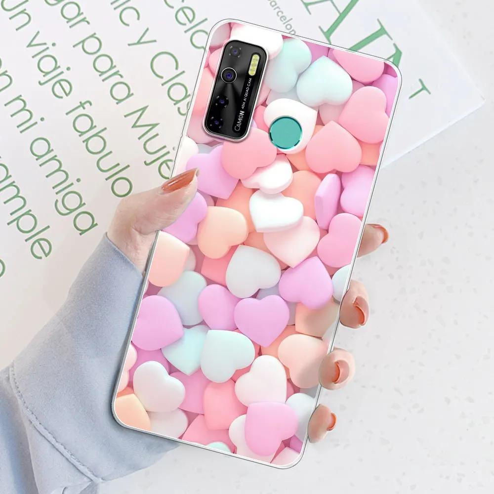 For Tecno Spark 5 Pro Case Cover For Tecno Camon 15 Air /Camon15 Funda Clear Soft Silicone TPU Phone Case or Tecno Spark 5 Coque