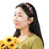 Fashion Baroque Style Elegant Rhinestone Headband Gem Crystal Pearl Hair Band Head Wrap