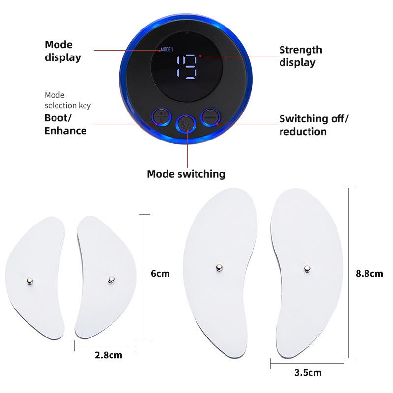 Cross-border Smart EMS Facial Massage Patch Low-Frequency Vibration Beauty Device