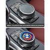 4.5CM 4.8CM Carbon Fibre Car Center Console Knob Stickers Decoration Accessories For BMW 1 2 3 4 5 6 Series GT Z4 X3 X4 X5 X6 X7 xl4