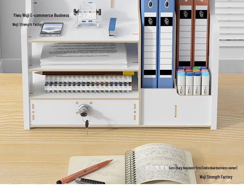 Desktop Organizer Storage Box with Drawers