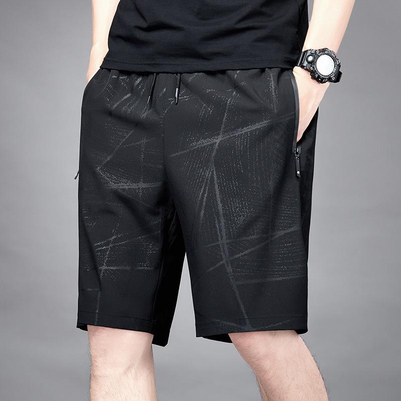 Men s Quick-Drying Sports Shorts Summer with Pockets Breathable for Running Fitness Training M