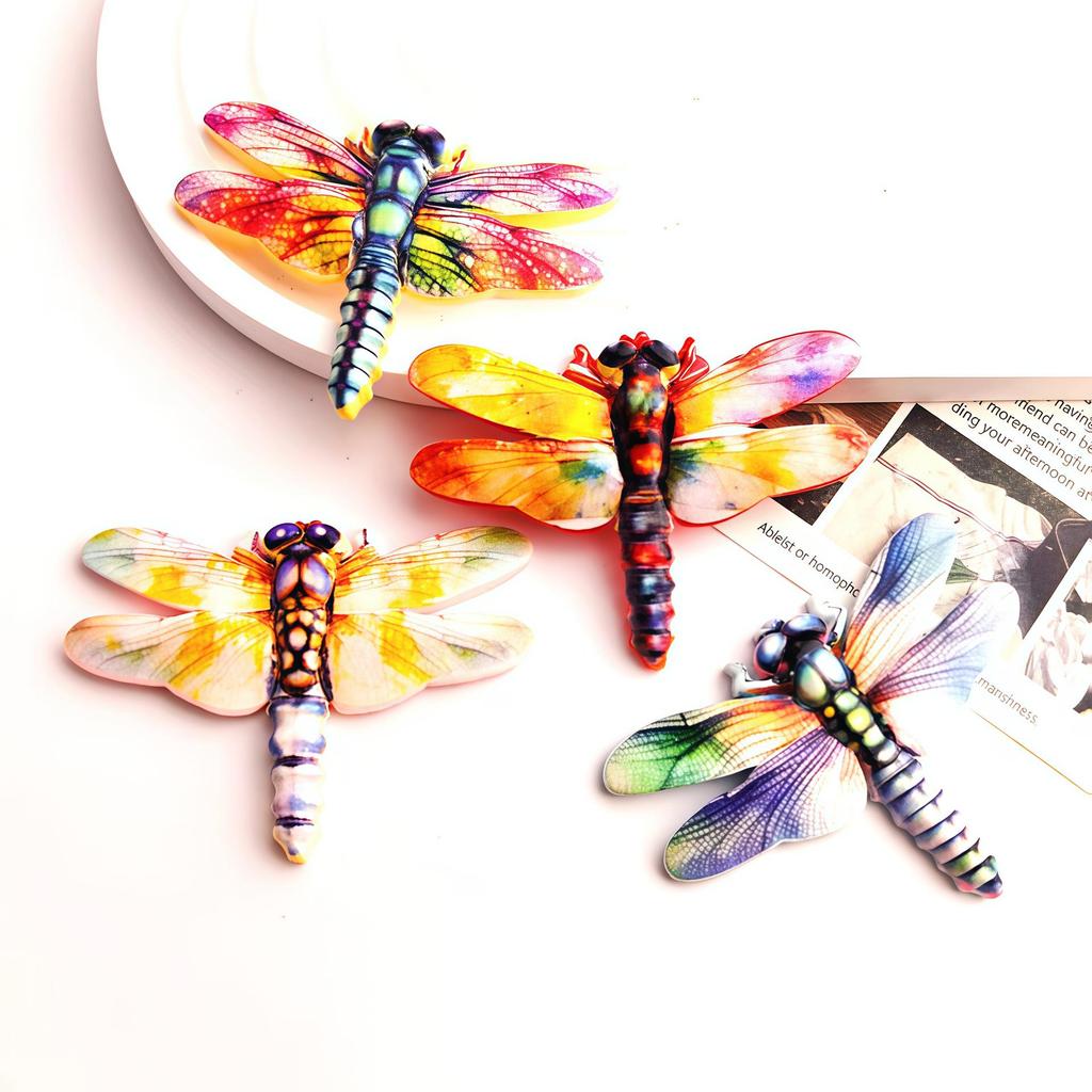Gradient Dragonfly Resin Accessories for Jewelry, Hair, and Phone Cases