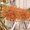 Fall Decor Eucalyptus Flower Bouquet DIY Floral Simulated Violet Bouquet  Valentine's Day Gift