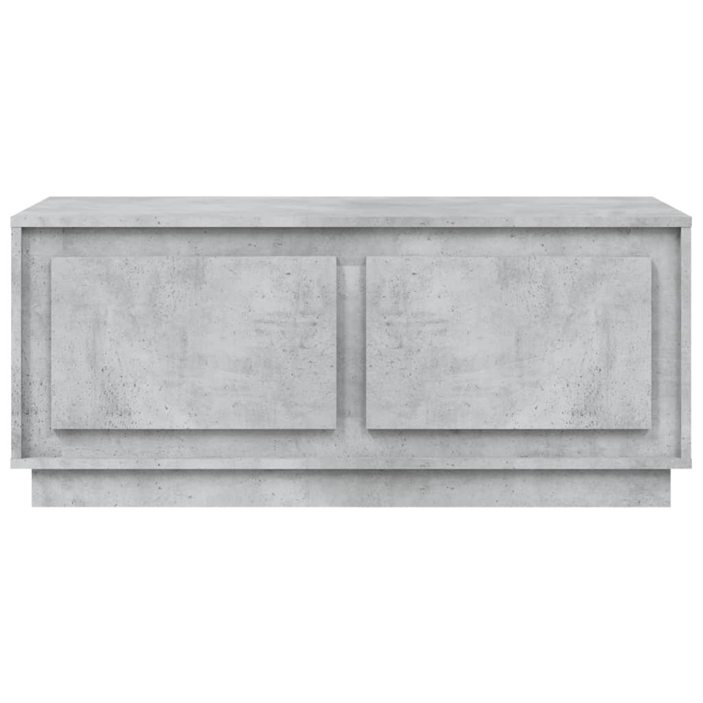 Coffee Table Concrete Grey 102x50x44 cm Wood Based Material