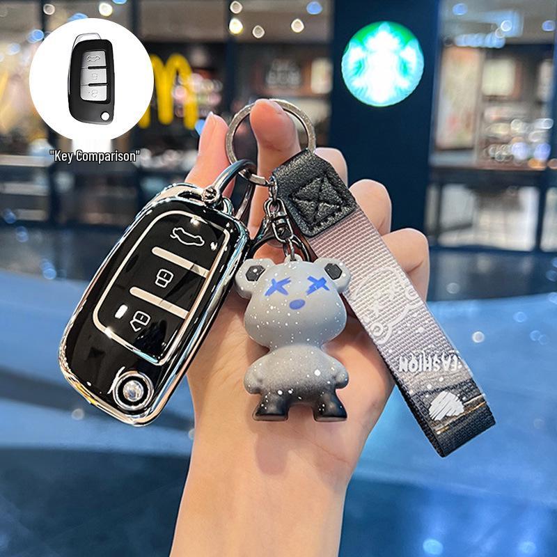 Geely Folding Key Cover for Vision X3, King Kong, Emgrand GL, Panda S1, Boyue X1, Xingrui, Binrui.