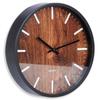 Decorative Wall Clock Hanging Black Brown 29.5 Cm