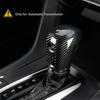 Carbon Fiber Black Gear Shift Knob Cover Trim For Honda Civic Sedan 2016-