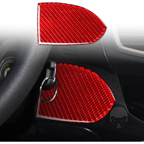 for Honda Accord 9th Gen 2013-2017 Accessories Door Handle Red | Real Carbon Fiber, for Honda Accord 9th Gen 2013 2014 2015 2016 2017, Interior Trim