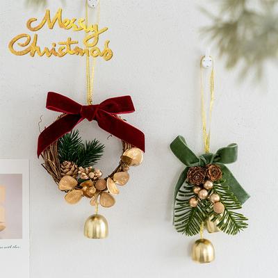 Christmas Decorations Christmas Tree Pendants Simulation Novelson New Year Bell Car Hanging Indoor Pendant  Christmas Gifts