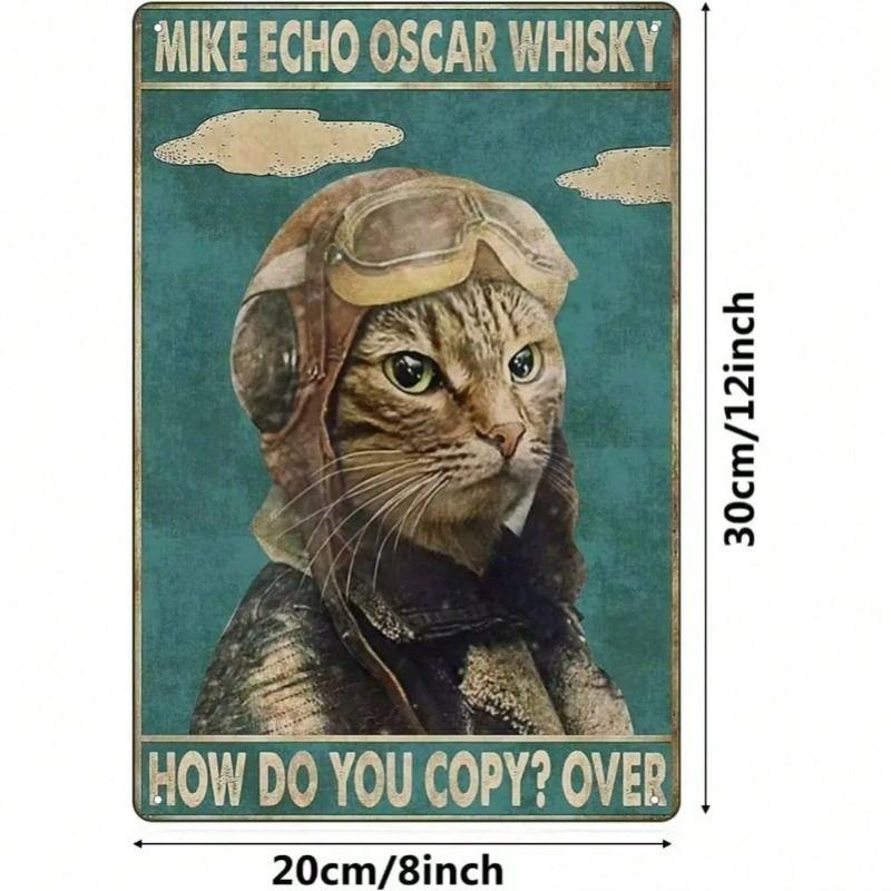 

Retro Metal Tin Sign Wall Art Home Decor Living Room 20x30cm