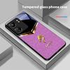 Kształt litery V Kran Do Xiaomi Redmi 13C Note13 12 Pro Plus 5G Note 9 13T Pro POCO X6 F5 F6 Czarne Hartowane Szkło Etui na Telefon