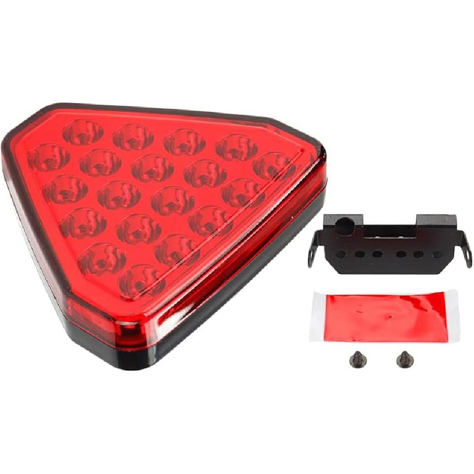 

F1 Треугольный стиль фонаря, автомобильные стоп-сигналы, спортивный задний третий стоп-сигнал, автоматический задний предупреждающий стоп-сигнал, лампа 12 В серебряный