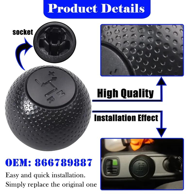 High Quality Car Automatic Gear Shift Knob Shifter Stick Lever Pen Hand Ball For Mercedes Smart Fortwo 450 1998 1999 2000-2014