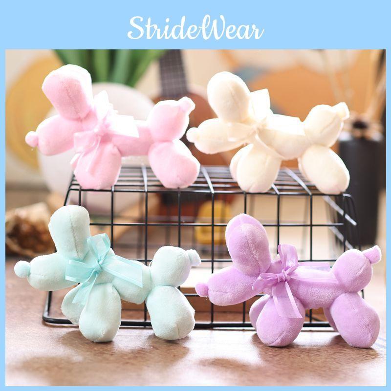 Dog Plush Small Keychain Cute Cartoon Charm Soft Material Bag Decoration Doll