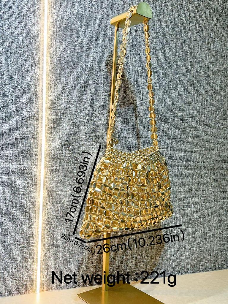 Women's Exclusive Textured Woven Crossbody Bag - Chic Underarm & Evening Bag