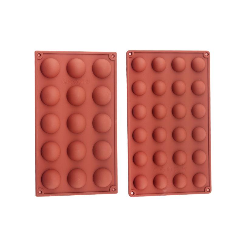 FAIS DU 3D Round Half Sphere Silicone Chocolate Mold Set Candle Mold For Baking Pastry Soap Forms Bakeware Cake Decorating Tools