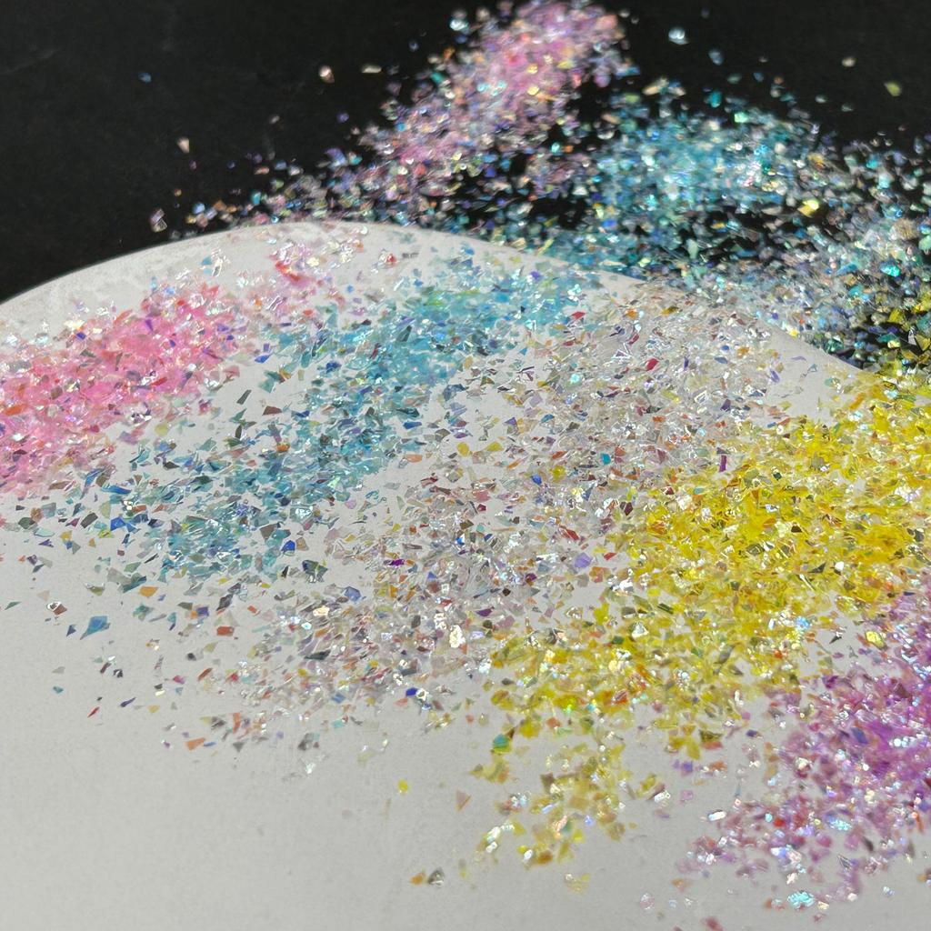 Vibrant Irregular Nail Art Sequins & Glitter Powder for DIY Crafts