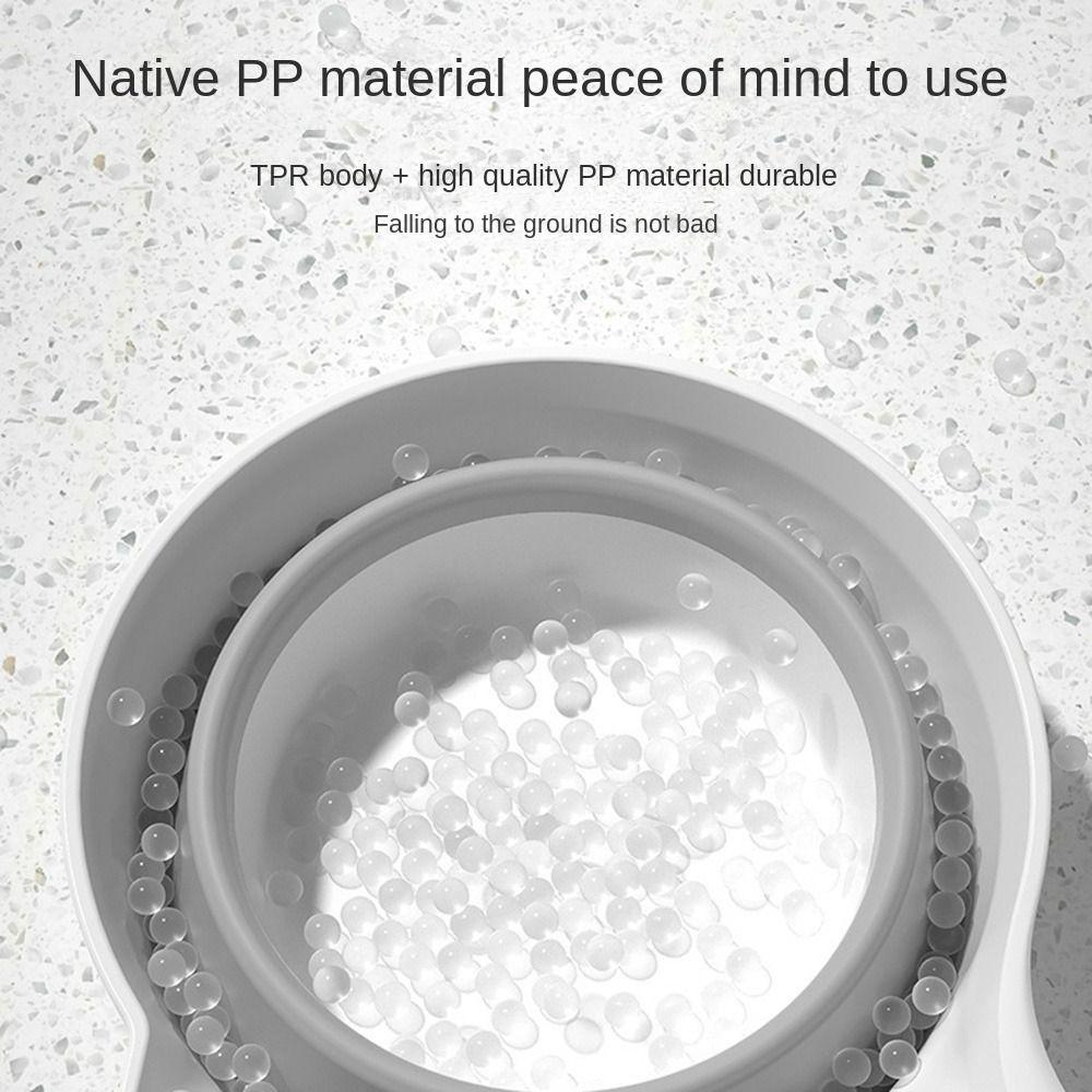 Creative Collapsible Bath Scoop Suspensible Kitchen Water Ladle Folding Water Scoop  Camping