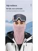 Windproof Winter Ski Mask & Neck Gaiter: Warm Velvet Face Protection for Cycling, Mountaineering, and Snowboarding