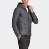 Adidas Varilite 3S Hooded Down Jacket Men Outerwear Carbon-Black DZ1420