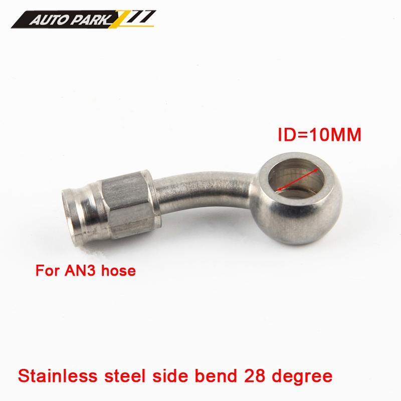 AN3 Motocykl Motorové Kolo Hydraulická Brzdová Olejová Hadice Linka Banjo Spojka m10x1 Nerezová Ocel 10mm