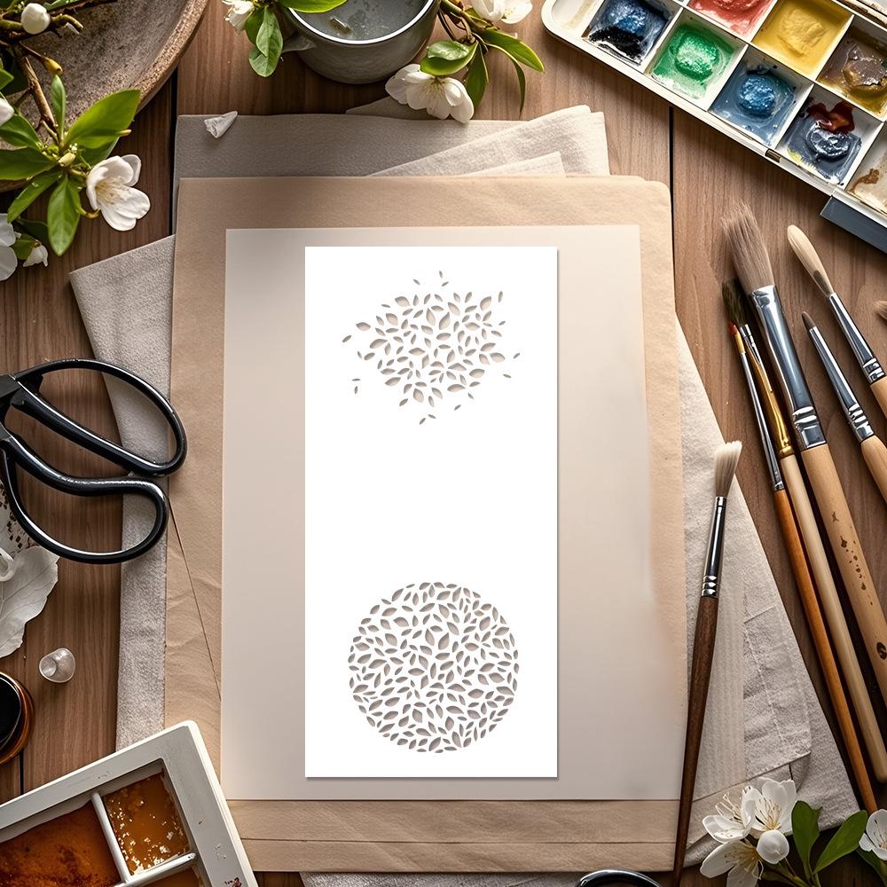 Creative Pattern Painting Stencil - Journal Decoration Masking Spray Template, PET Material