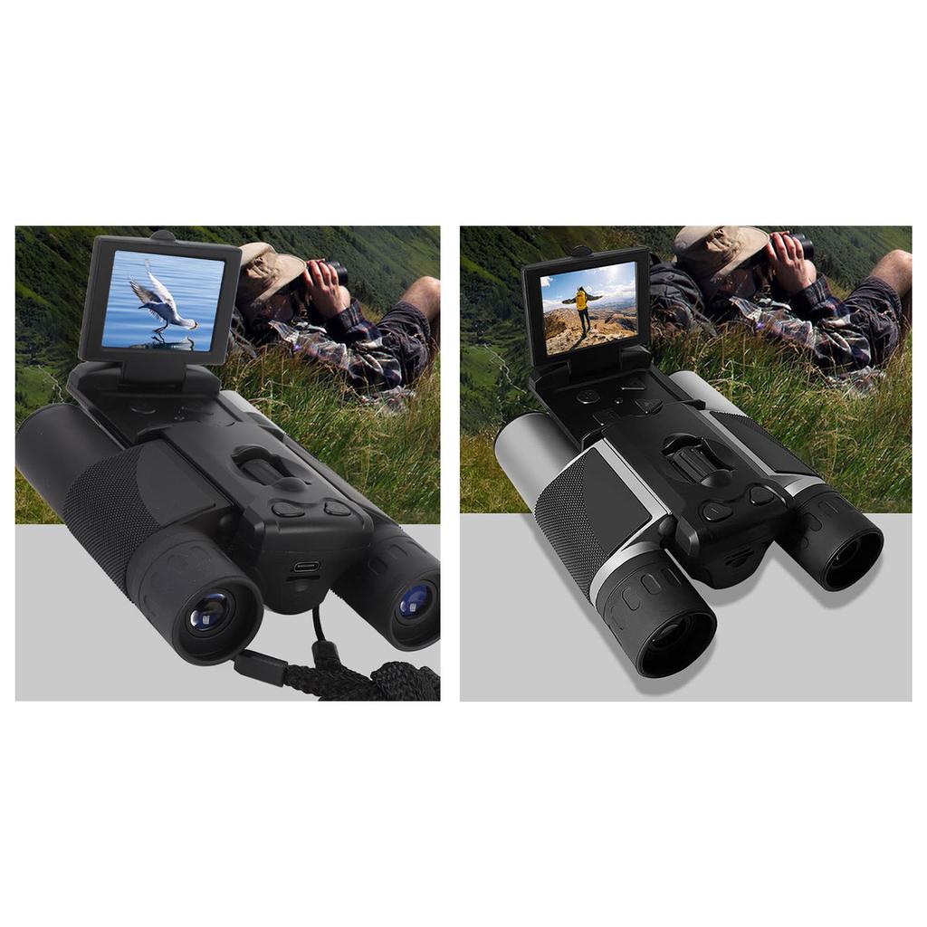 10x25 Digital Binoculars with Camera 48MP 2.5K HD 2 Inch Color Screen 8x Digital Zoom Type C Video P