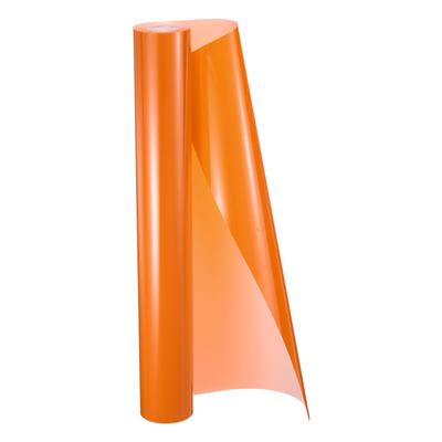 Uxcell HTV Heat Transfer Vinyl 11.8" X 15ft Roll PVC Orange Iron-On Vinyl for All Cutter Machines, Easy To Cut & Weed