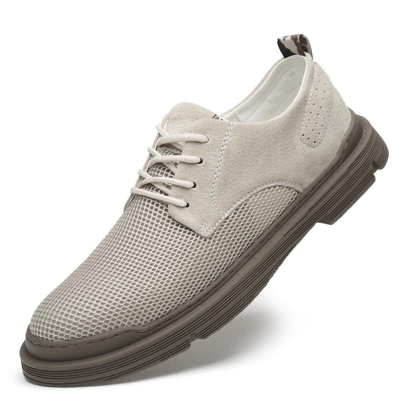 Mode Hochwertige Herren Freizeit Lederschuhe Outdoor Rutschfest Cricket Schuhe Mode Herbst Und Winter Bequem Leicht Fahrschuhe