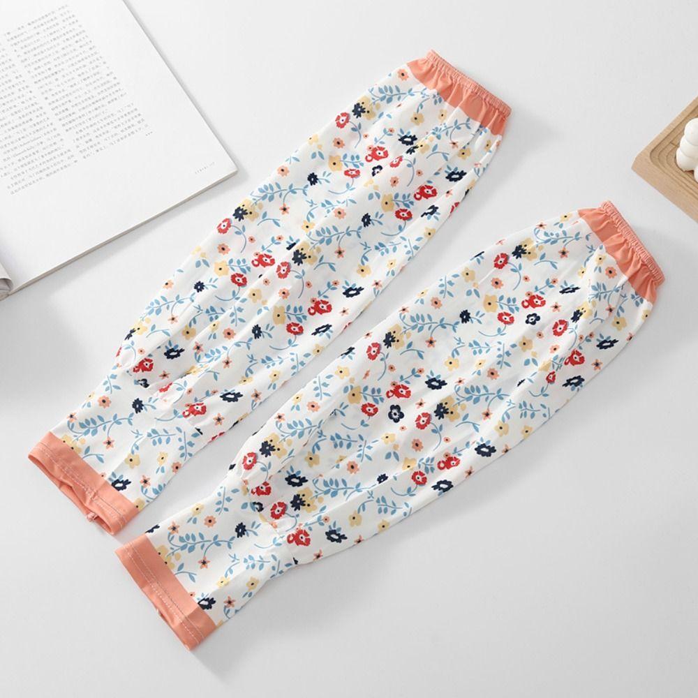 Sun Protection Ice Silk Sleeve Fingerless Summer Arm Cover UV Protection Long Arm Sleeves Sports style1