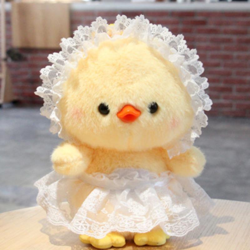 New Cute Little Yellow Duck Plush Toy Doll Crown Duck Doll 8 Inch Grabbing Doll Children's Birthday Gift