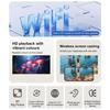 Mini Portable Projector Type C Power Supply Wireless Streaming Auto Adjustment Stereo Sound