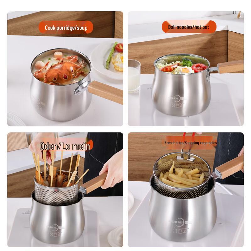 ZISIZ Multi-Function Deep Fryer Pot
