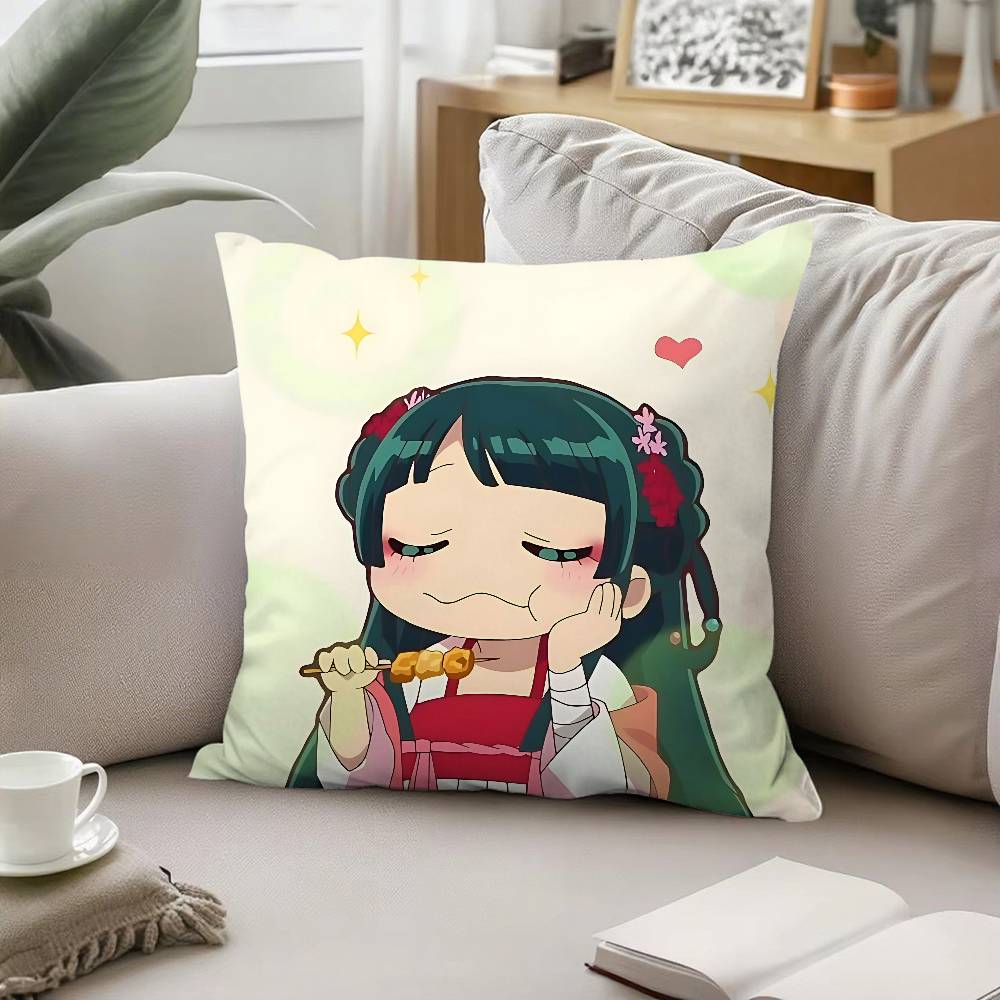 Anime AThe Apothecary Diaries Throw Pillow Covers Pattern Cushion Cover Suitable For Sofa Bedroom Car Pillow Cover