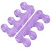 2 Pcs Toe Separator Purple Silica Gel Toe Stretchers Bunion Correctors for Bunion Relief Hammer Toe