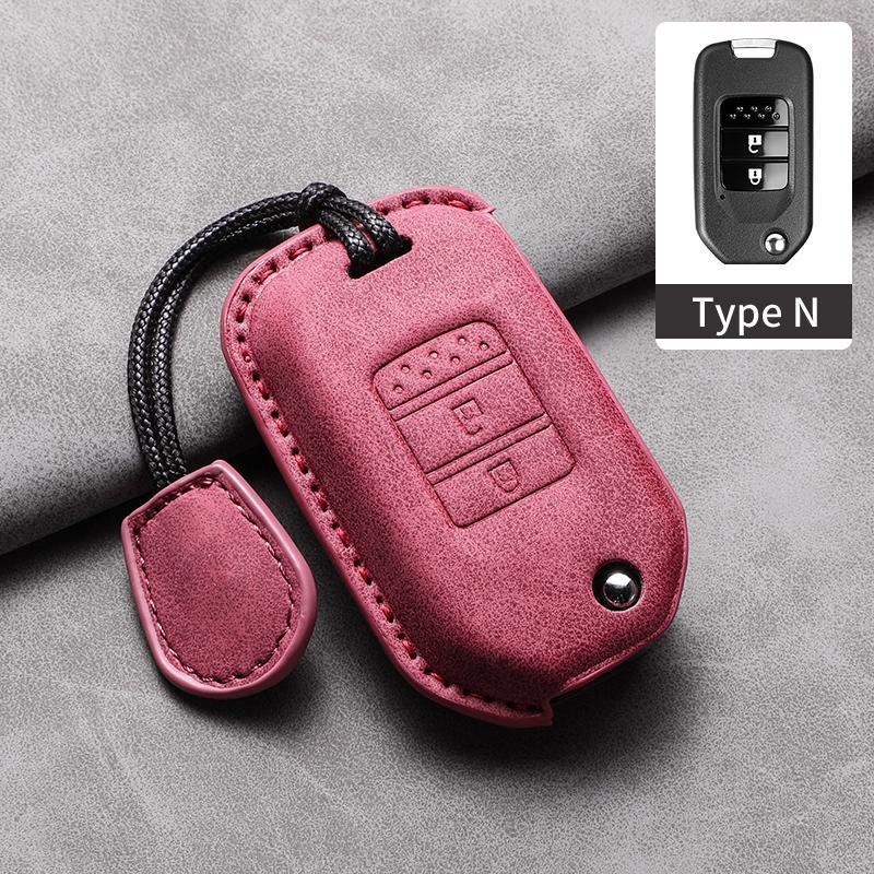 For Honda Accord Civic City Fit HR-V XR-V Folding Flip 2/3 Buttons Car Remote Key Case Cover Protection Shell Keychain Accessori