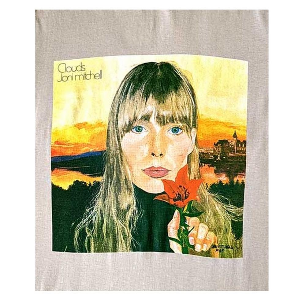 Joni Mitchell Unisex Adult Clouds T-Shirt