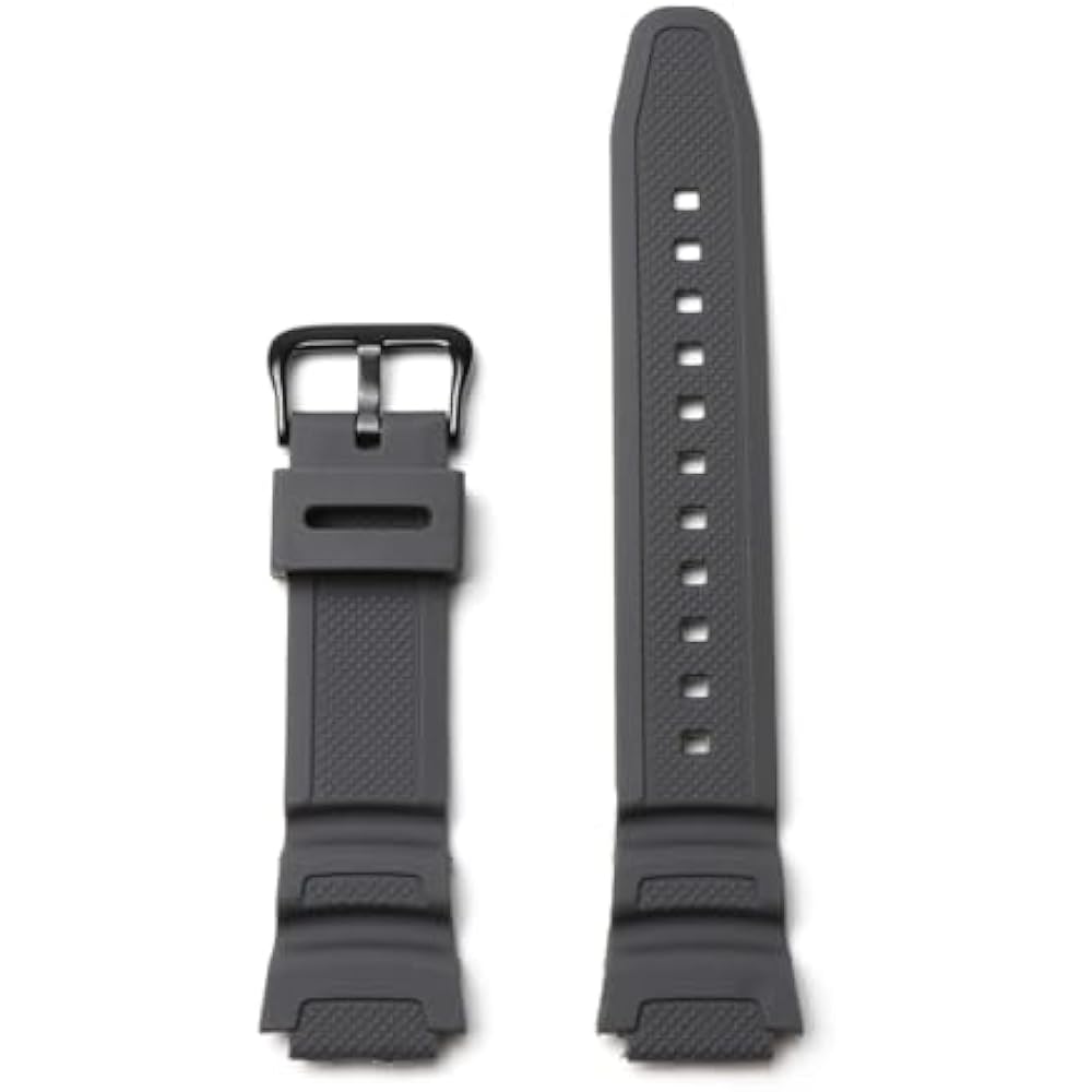 

[CASIO W-218H Replacement Belt] Silicone Belt General Purpose 18mm Casio Standard Digital W-735H ...