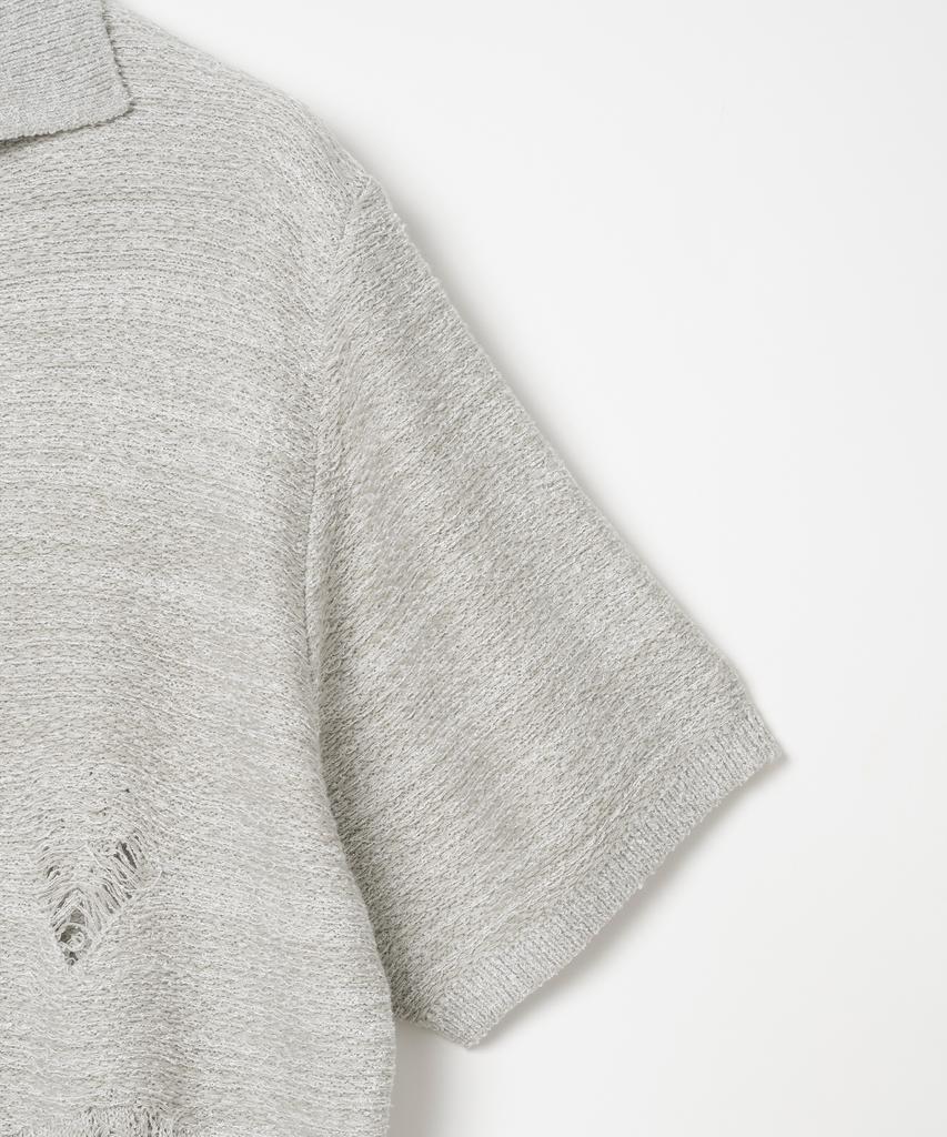 MILLO ARCHIVE Crash Comfort Collar Knit [Organic Green]