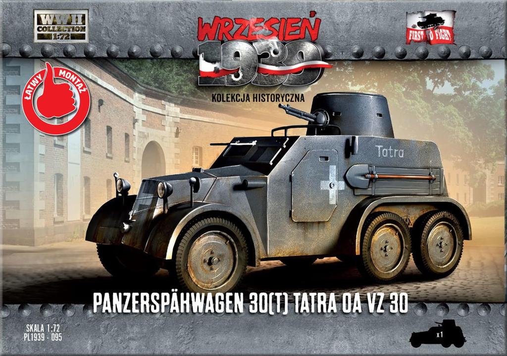 FTF 1/72 Scale German Pz.Spahwagen 30(t) Armored Reconnaissance Vehicle Plastic Model Kit PF72095 (Military Vehicle)