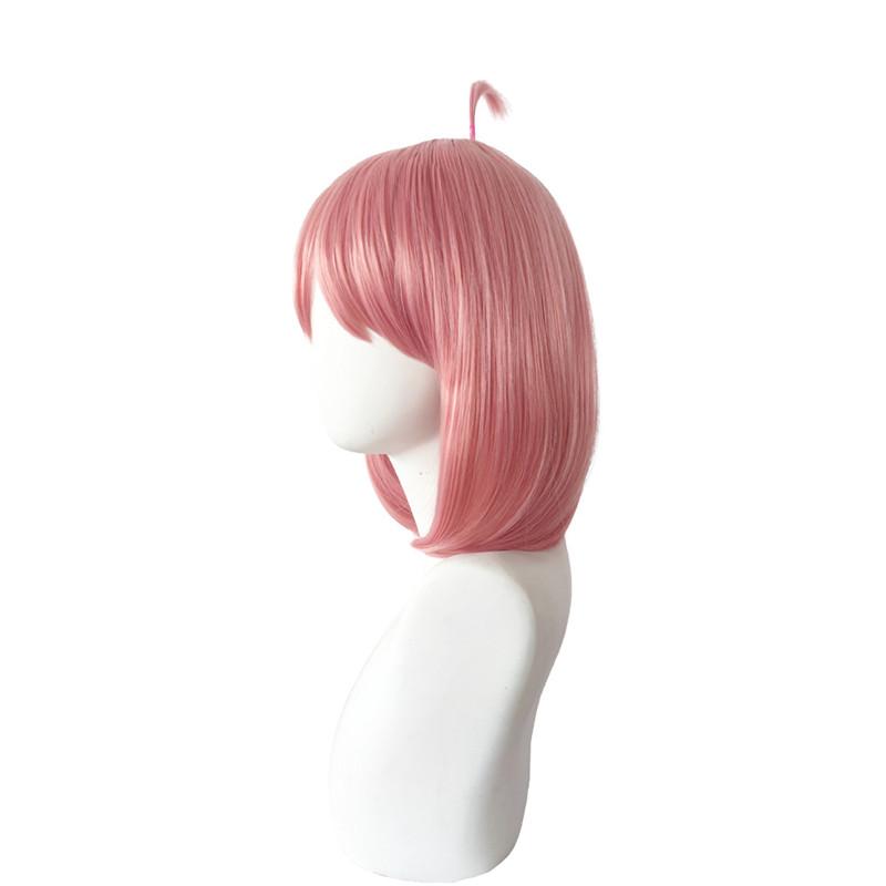 Cartoon Character Cosplay Hair Extensions Synthetic Wigs Breathable Head Cover Pink Performance Dress Up Wig Hat for Women