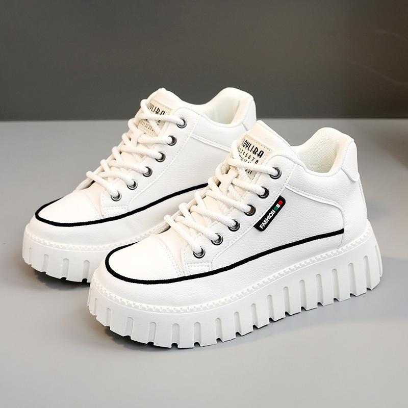 Γυναικεία αθλητικά παπούτσια με πλατφόρμα και ψηλόμεσο σχέδιο, γυναικεία παπούτσια για τρέξιμο, παπούτσια για γυναίκες που αυξάνουν το ύψος τους, casual παπούτσια