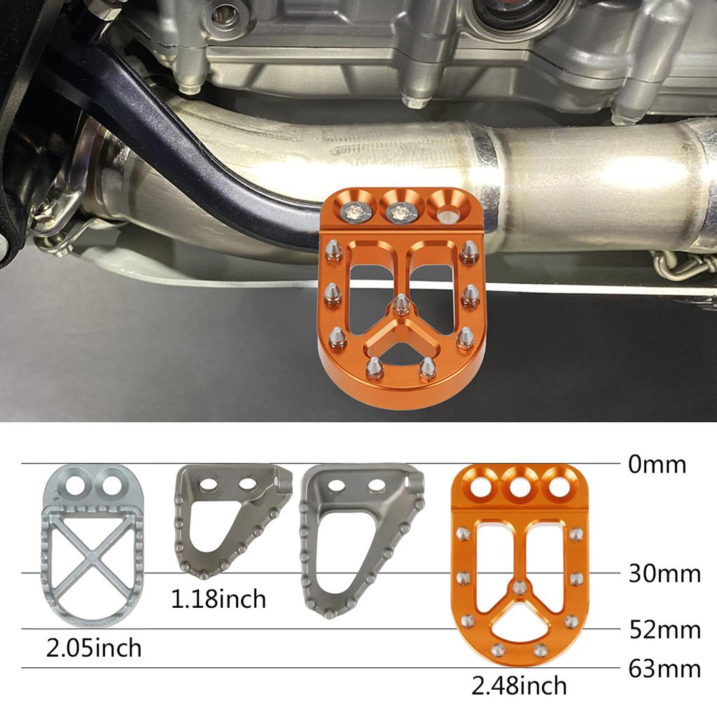 For 2022-2025 Husqvarna Norden 901 Foot Brake Pedal Lever Tip Extension Pad for KTM 790 Adventure/R 890 Adventure/R 2018-2025