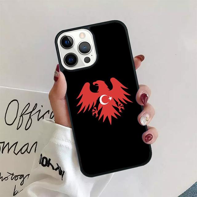 Republic of Turkey Realistic Flag Cover For iPhone 17 Air 15 16 14 13 12 Pro Max 11 Pro Max Plus Phone Case Coque