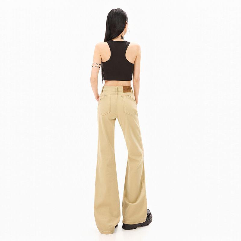 Frühling Sommer Schwer Vollstern Strasssteine Gürtel Design Schlank Weites Bein Jeanshose Für Damen Lässige Hose Übergröße Jeanshose