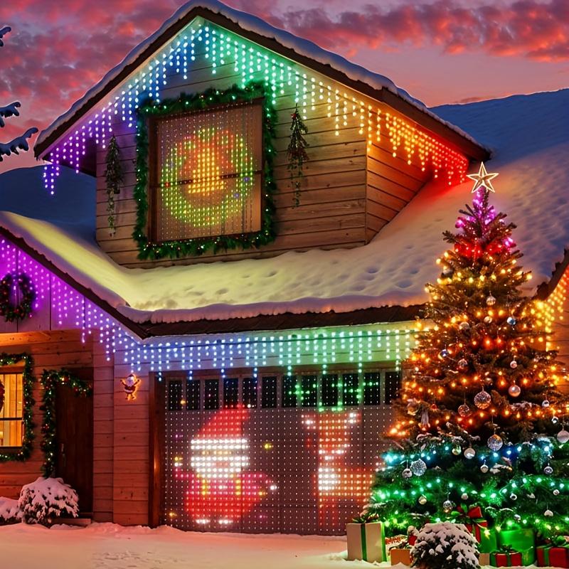 Smart WiFi APP Christmas Tree Light 400 LED Music Sync DIY Pattern App Remote Waterproof for Indoor Outdoor Christmas Decoration