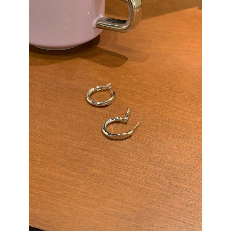 Minimalist Ins Style Geometric Hoop Earrings Fashion Jewelry For Women