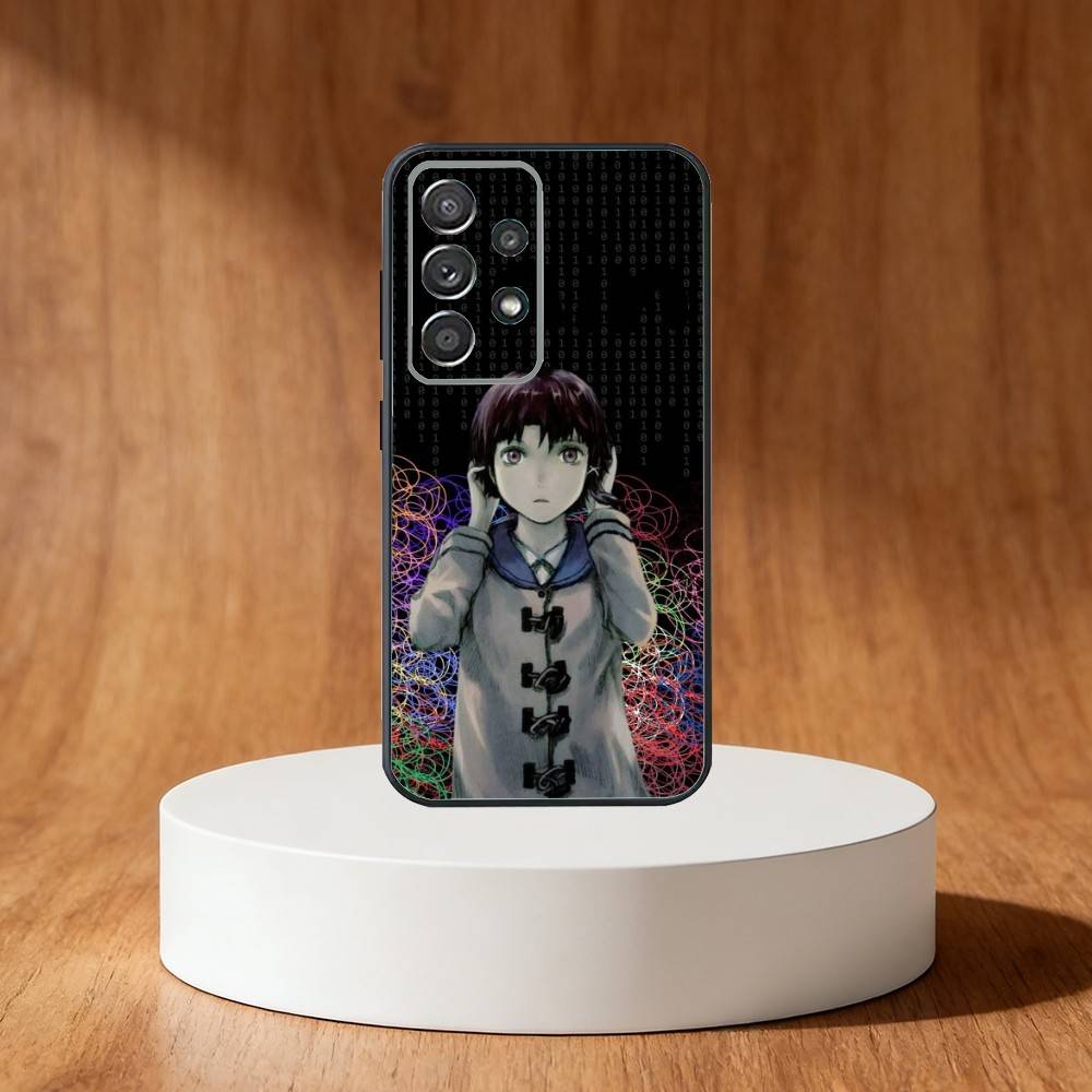

S-Serial Experiments L-Lain Phone Case For Samsung S25,S24,S21,S22,S23,S30,Ultra,S20,Plus,Fe,Note,10,9,5G Black Cover Samsung S205G