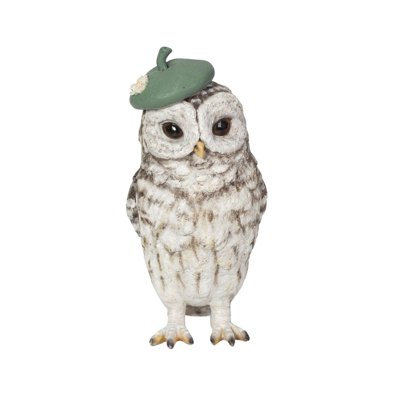 

Ubia Owl 5x5x11cm Figurine Animal Garden Decor Bird H24034 Artist s